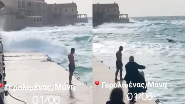 Θεοφάνεια στον Γερολιμένα: Το βίντεο από τη Μάνη έγινε viral στο TikTok – Θαύμα ή ναυτική εμπειρία;