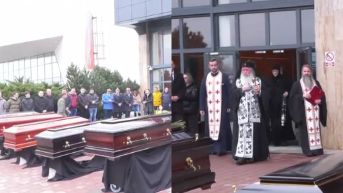 Σπαραγμός στην Τιμισοάρα: Το τελευταίο «αντίο» με τρισάγιο πριν οι 7 οπαδοί του ΠΑΟΚ μπουν στο C-130