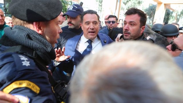 Πρώτες δηλώσεις Άδωνι Γεωργιάδη μετά τα επεισόδια