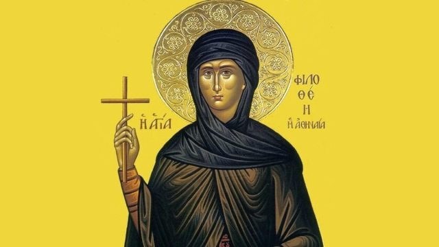 Γιορτή για την Ορθοδοξία σήμερα (19/2): Η μνήμη της Αγίας Φιλοθέης και η ιστορία της προστάτιδας των Αθηνών