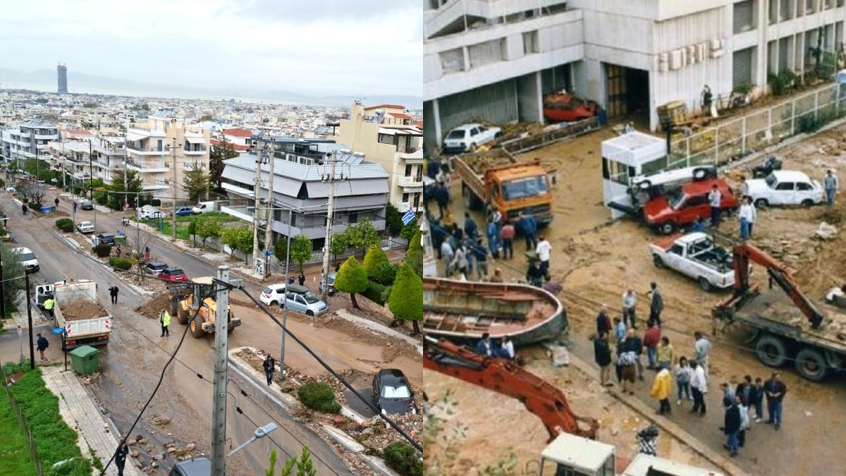 Βάρη, Βούλα, Βουλιαγμένη: Το βίντεο με τις πλημμύρες από το 1994 αποδεικνύει ότι είμαστε «στο ίδιο έργο θεατές»