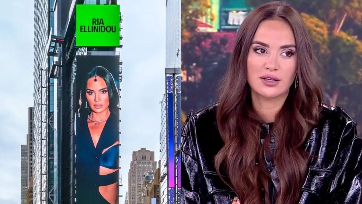 Η Ρία Ελληνίδου κατέκτησε τη Νέα Υόρκη – Φιγουράρει στα billboards της Times Square