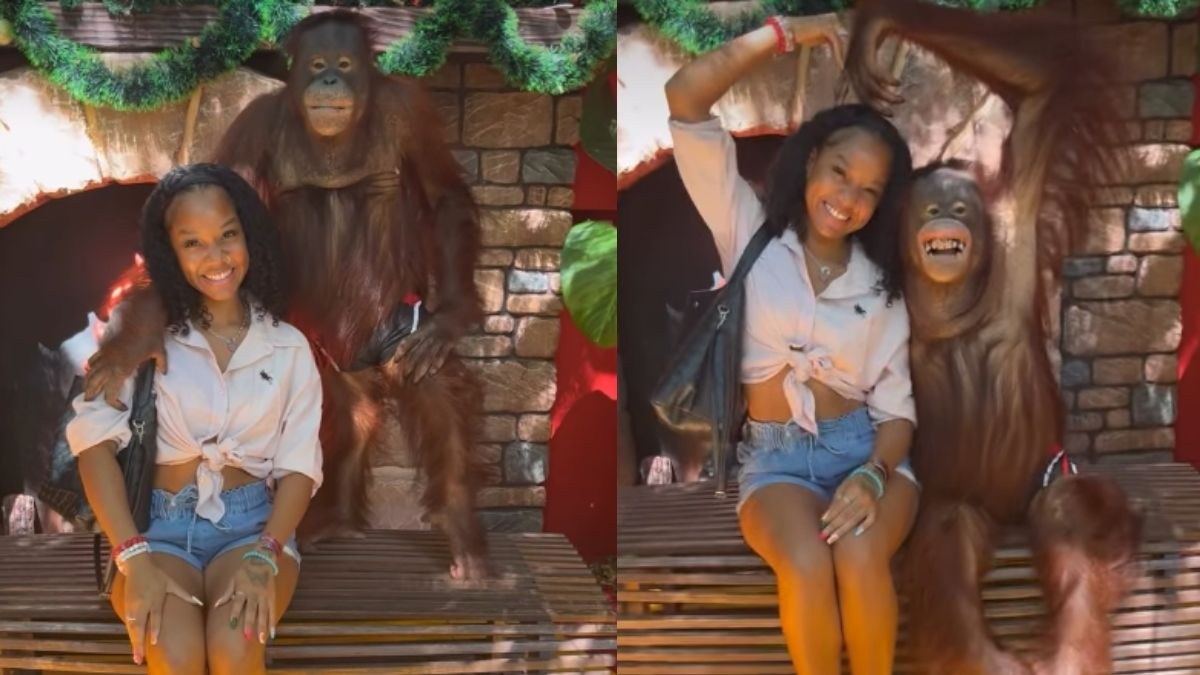 Safari world: Στην Ταϊλάνδη οι τουρίστες φωτογραφίζονται με «εκπαιδευμένους» χιμπατζήδες σε απαγορευτικές στάσεις 