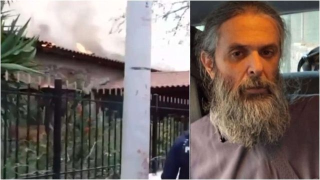 Πύρινη κόλαση στη Λιοσίων: Στις φλόγες η αποθήκη της Εκκλησίας του «Youtuber ιερέα» – Κατέρρευσε η σκεπή