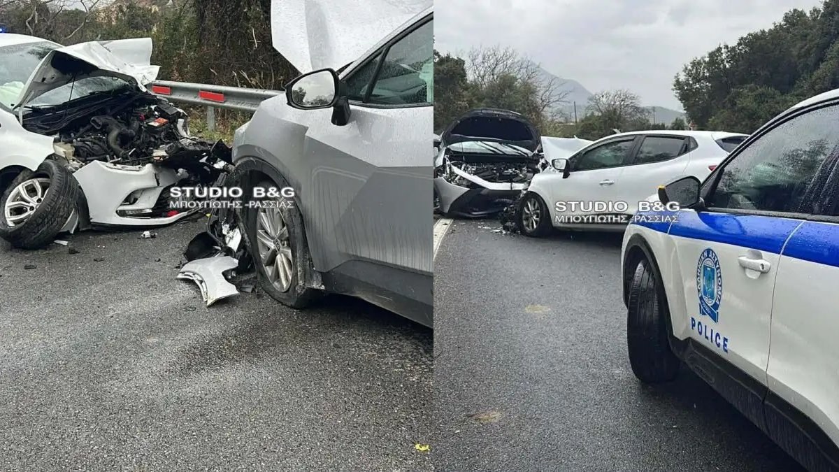 Η ολισθηρότητα του οδοστρώματος φαίνεται πως έπαιξε ρόλο στο σοβαρό ατύχημα στην Αργολίδα.