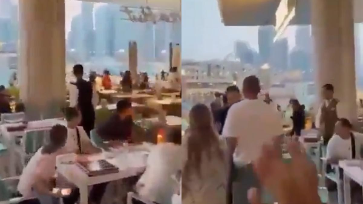 Βίντεο-σοκ από το Ντουμπάι: Η στιγμή που οι τουρίστες τρέχουν να καλυφθούν – Μπέρδεψαν το κανόνι του Ραμαζανιού με πύραυλο