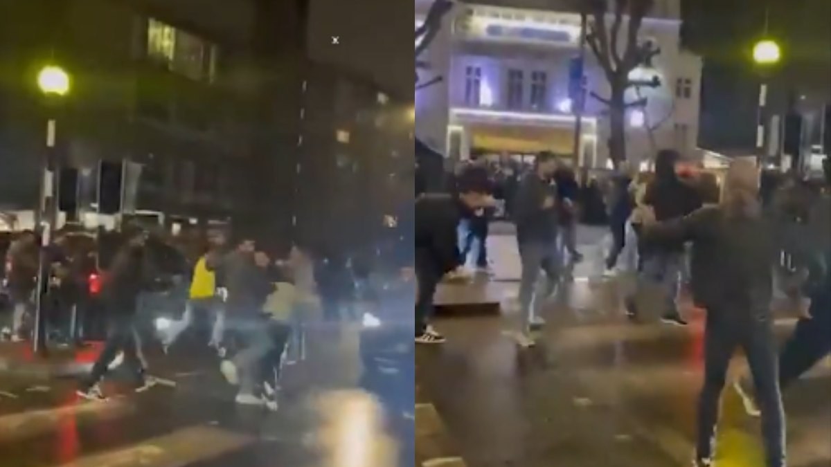Χαμός στο Λονδίνο : Η στιγμή που υποστηρικτές και αντίπαλοι του ιρανικού καθεστώτος παίζουν ξύλο έξω από τζαμί