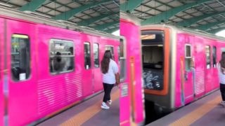 O ροζ συρμός του ΗΣΑΠ που έχει γίνει viral μέσα σε λίγες ώρες
