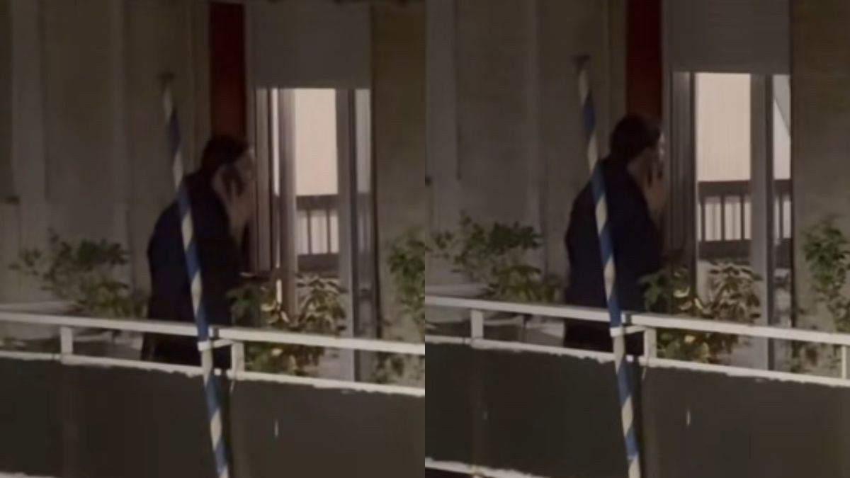 Απίθανο σκηνικό: Την κλείδωσε έξω στο μπαλκόνι μετά από ένταση και «γαλλικά»