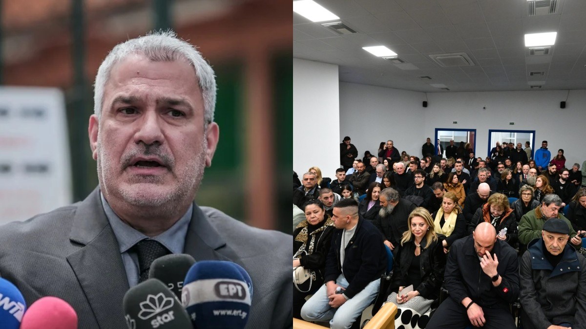 Πάλι στα κάγκελα ο Χαριτάτος για την αίθουσα της δίκης των Τεμπών