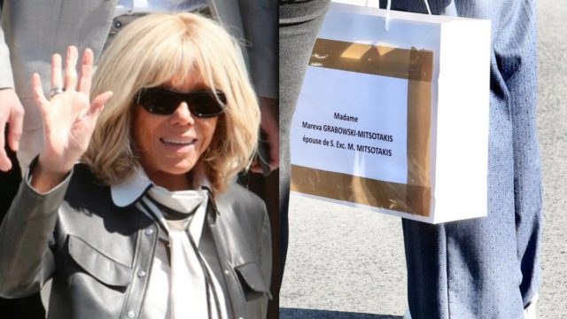 Στο σπίτι του Μητσοτάκη η Μπριζίτ Μακρόν για να δει τη Μαρέβα Γκραμπόφσκι: Το δώρο που της πήγε και οι ευχές που της έδωσε