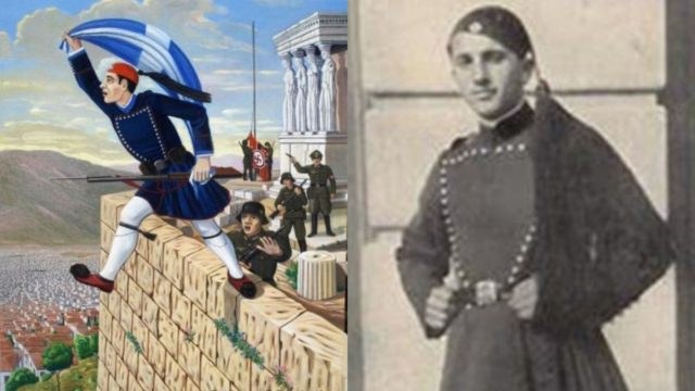 Ξέρετε την ιστορία και την θυσία του Κωνσταντίνου Κουκίδη, του Πόντιου Εύζωνα που έπεσε από την ακρόπολη με την γαλανόλευκη;