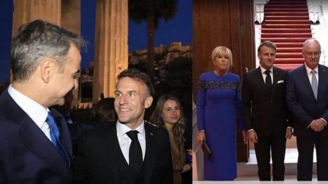 Μακρόν σε Μητσοτάκη: «Αν η Τουρκία απειλήσει την Ελλάδα θα είμαστε εδώ» – Η επίσκεψη του Γάλλου πρωθυπουργού και… το μενού που θα δοκιμάσουν με την Μπριζίτ