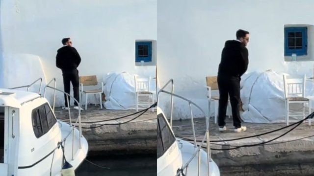 Ξεφτίλα στην Πάρο πασχαλιάτικα, αλλά τον έπιασε ο φακός: Δείτε τι έκανε