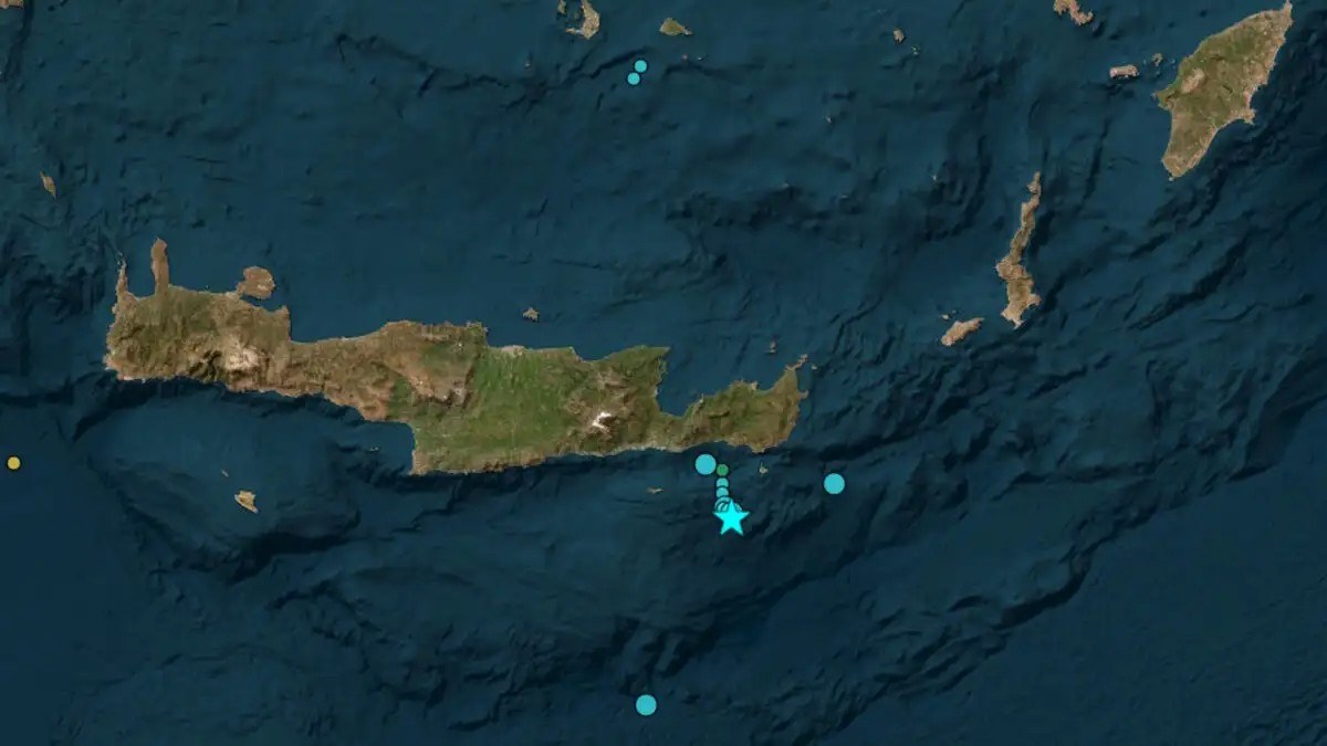 Αναστάτωση στην Κρήτη από ισχυρό σεισμό