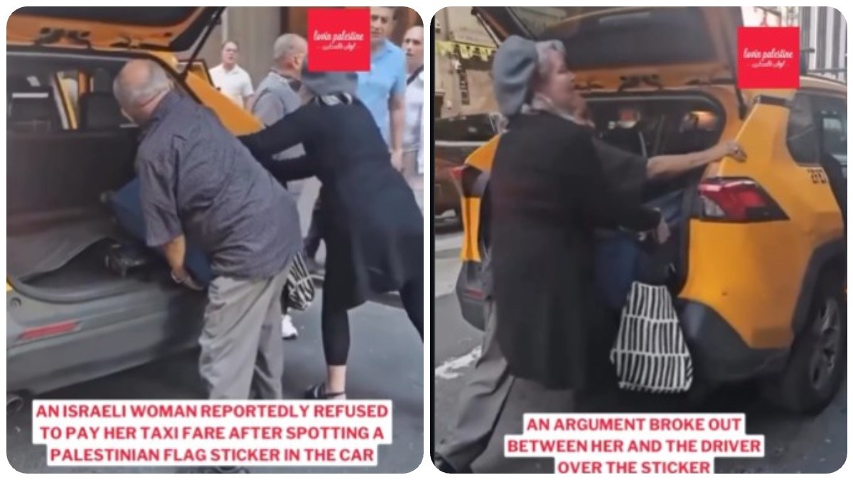 Αρνήθηκε να πληρώσει το ταξί Ισραηλινή επειδή είχε αυτοκόλλητο free Palestine (Βίντεο)