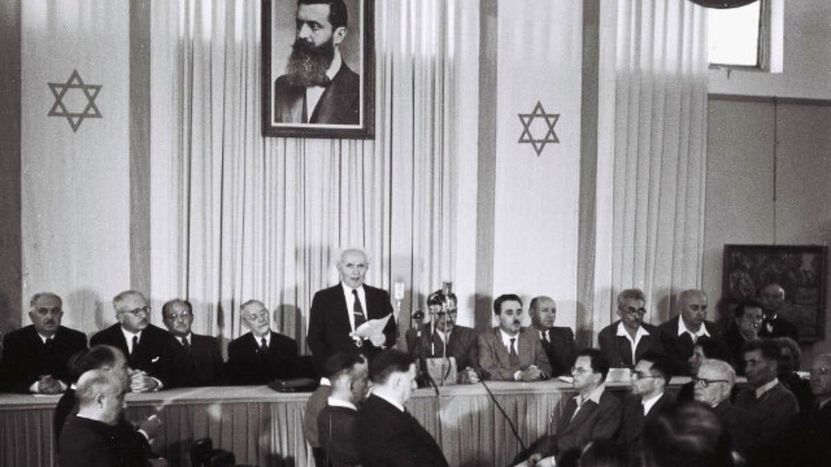 Η ανακήρυξη της ανεξαρτησίας του Ισραήλ το 1948
