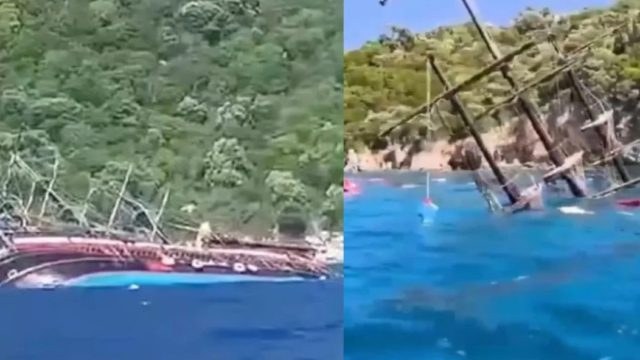 Τουρκία: Ναυτική τραγωδία στη Μαρμαρίδα – Επιβάτες βούτηξαν στο νερό για να σωθούν (Βίντεο)
