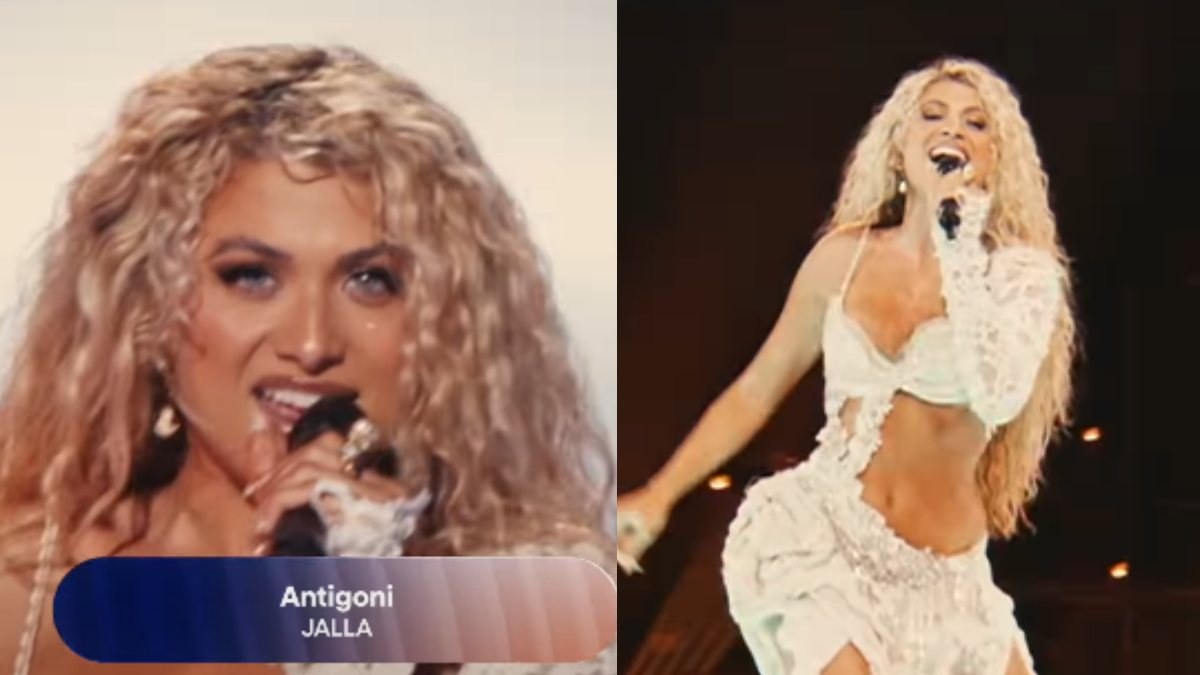 Η Antigoni Buxton και η κυπριακή αποστολή εντυπωσιάζουν στη δεύτερη πρόβα για την Κύπρο, με μια εμφάνιση που θυμίζει τη θεά Αφροδίτη.