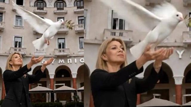 Η Μαρία Καρυστιανού ανακοινώνει το νέο κόμμα: Το AI βίντεο με το περιστέρι και η πρόσκληση