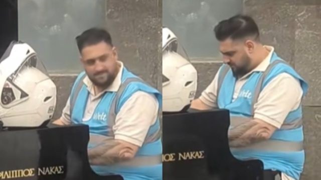 Πιάνο στο Μετρό Συντάγματος: Διανομέας παίζει τον «Έρωτα Αρχάγγελο» και συγκινεί τους πάντες – Δείτε το viral βίντεο