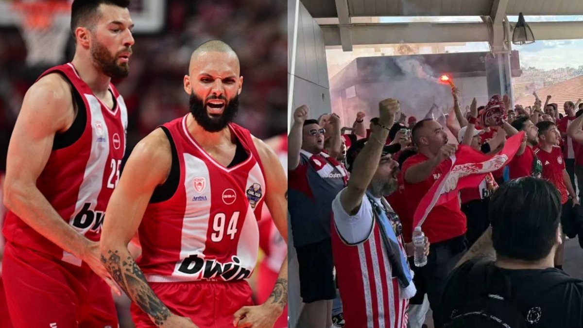 Ολυμπιακός – Ρεάλ Μαδρίτης: Η 12αδα των Μαδριλένων – Βίντεο και εικόνες από την πορεία των ερυθρόλευκων οπαδών προς το Μαρούσι