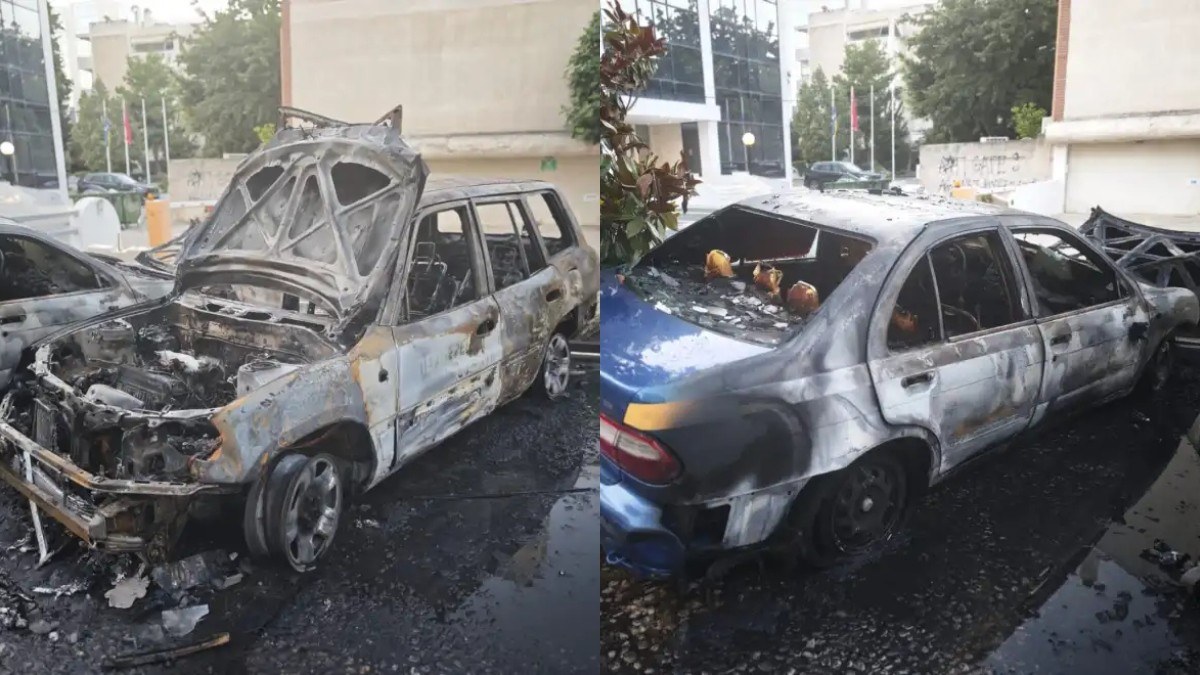 Εμπρησμός στο Μαρούσι: Κουκουλοφόροι έκαναν στάχτη υπηρεσιακά οχήματα της Περιφέρειας – Το χρονικό της επίθεσης στην Κηφισίας