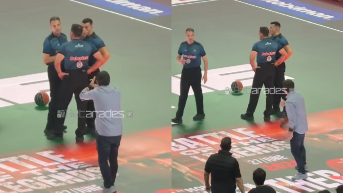Έξαλλος ο Γιαννακόπουλος με τους διαιτητές