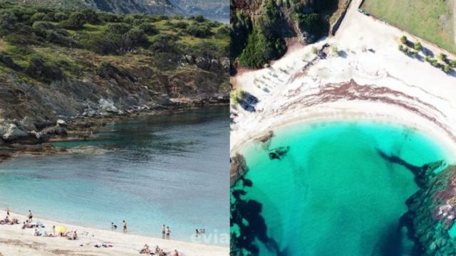 Παραλία Χερόμυλος : Ο κρυφός «παράδεισος» της Εύβοιας με τα καταγάλανα νερά που πρέπει να ανακαλύψεις τώρα!