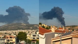 Η τεράστια φωτιά «έπνιξε» τον Ασπρόπυργο: Φόβος για τη μεγάλη δεξαμενή με προπάνιο στο εσωτερικό – Τρεις διασωληνωμένοι