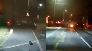 Βίντεο-σοκ: Οδηγός μπήκε στο αντίθετο ρεύμα και «καρφώθηκε» σε ταξί με οικογένεια που επέστρεφε από το αεροδρόμιο