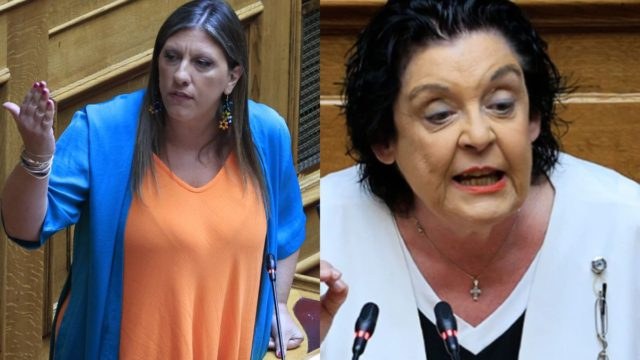 Χαμός στη Βουλή πριν την ψηφοφορία: «Είστε ένας τραμπούκος» είπε η Κωνσταντοπούλου, «άντε από εκεί» φώναζε η Κανέλλη
