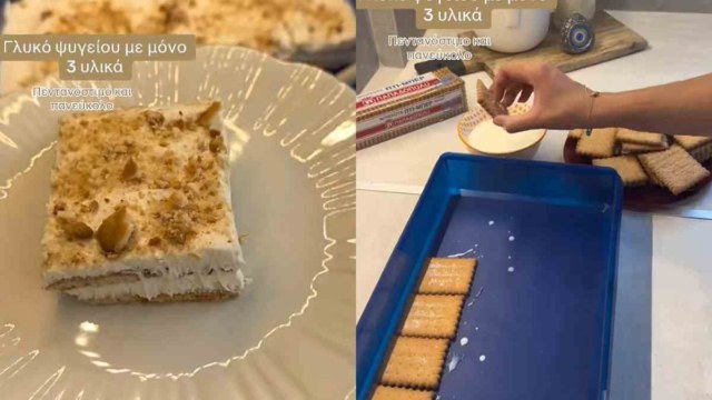 Πεντανόστιμο και πανεύκολο: Γλυκό ψυγείου με μόλις 3 υλικά