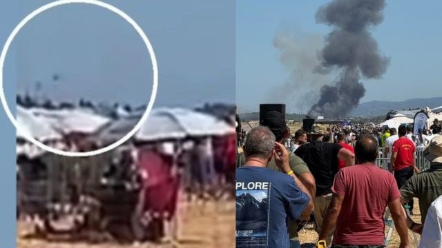 Σοκ στην Τανάγρα: Η στιγμή της πτώσης του Phantom και η στιγμή της τραγικής ανακοίνωσης στο κοινό – Βίντεο ντοκουμέντο