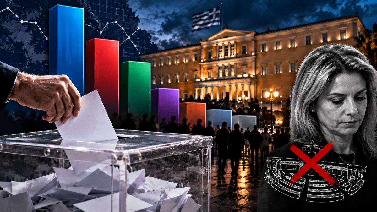 Δημοσκόπηση «μαχαιριά» της GPO: Πρώτη η ΝΔ, μάχη-θρίλερ για τη δεύτερη θέση – Εκτός Βουλής η Καρυστιανού