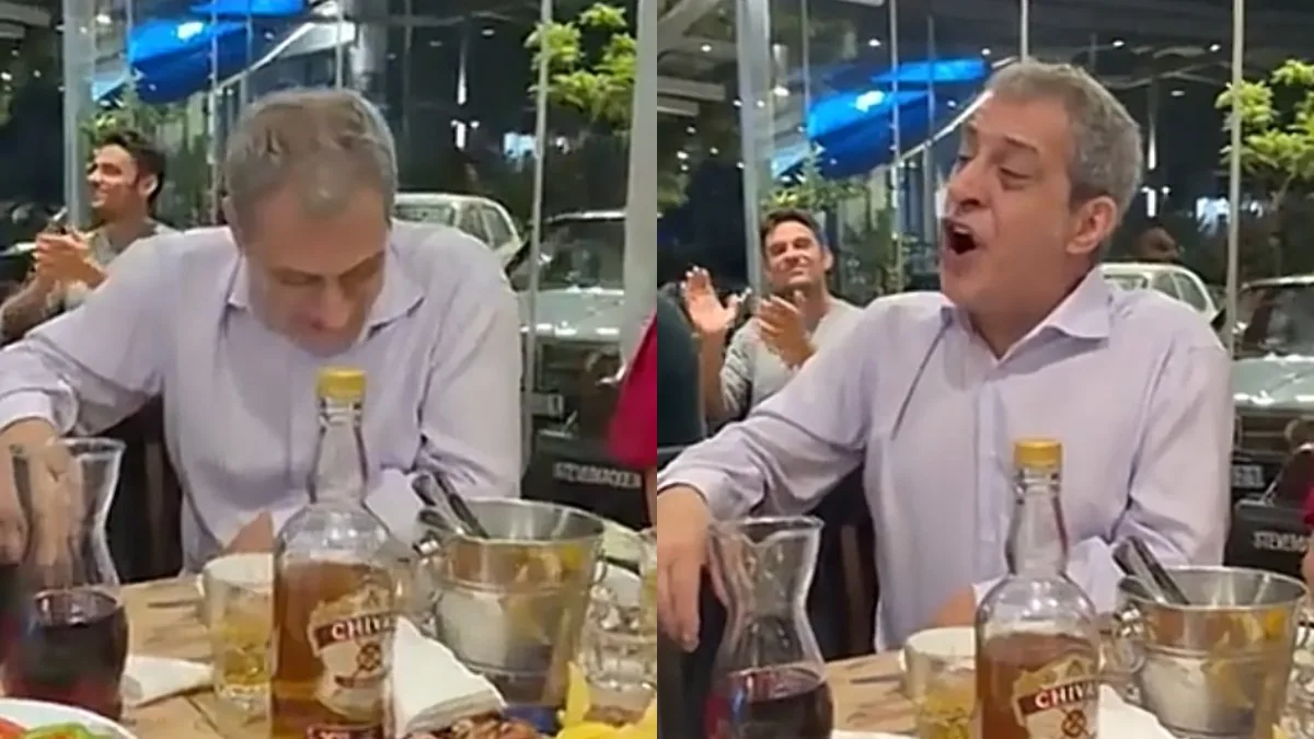 Viral ο Θέμης Αδαμαντίδης: Τραγούδησε από το τραπέζι του και ξεσήκωσε τους παρευρισκόμενους (Βίντεο)