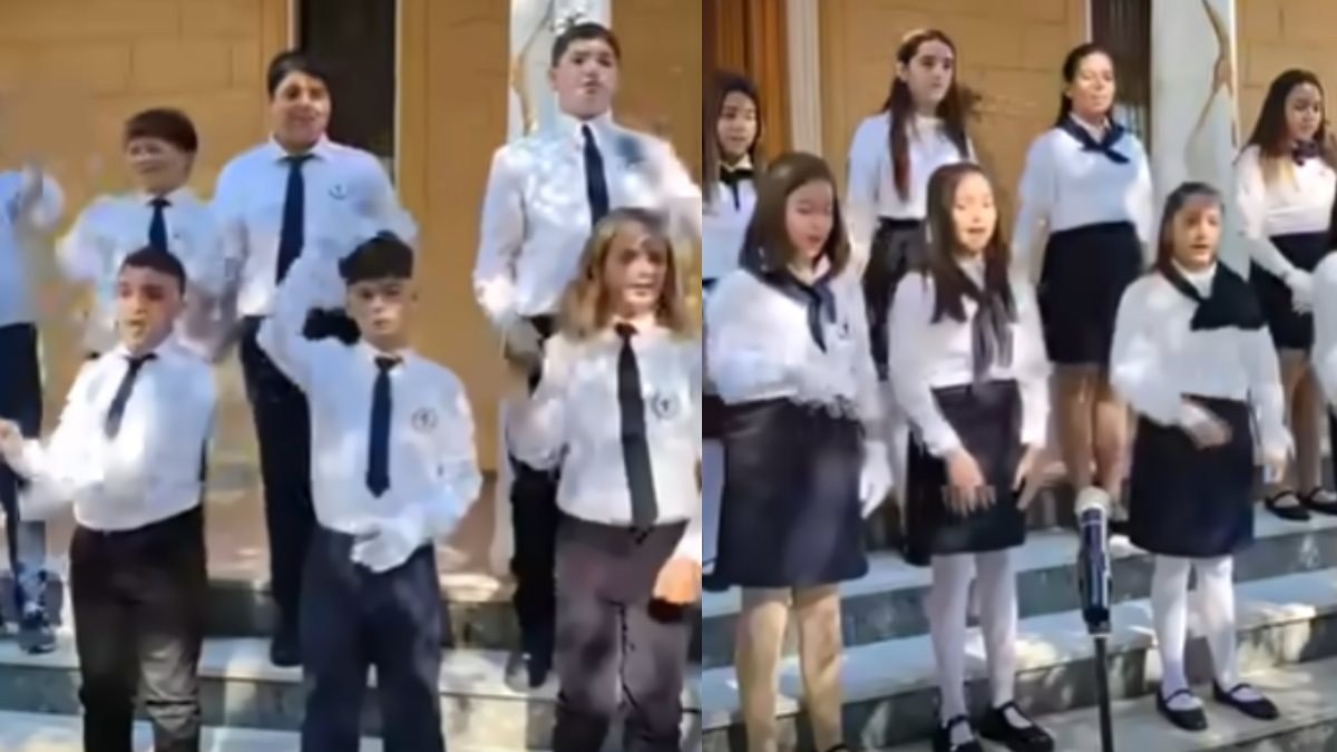 28η Οκτωβρίου: Συγκίνησαν οι μαθητές που απέδωσαν τον εθνικό ύμνο στη νοηματική γλώσσα (βίντεο)