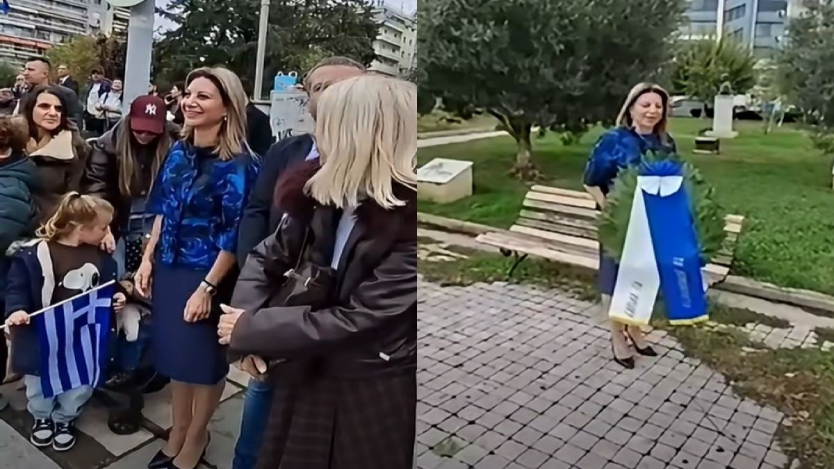 Μόνη στην κατάθεση στεφανιού η Καρυστιανού: Τι δήλωσε και γιατί της είπαν το ένδοξο ΟΧΙ (ΒΙΝΤΕΟ)
