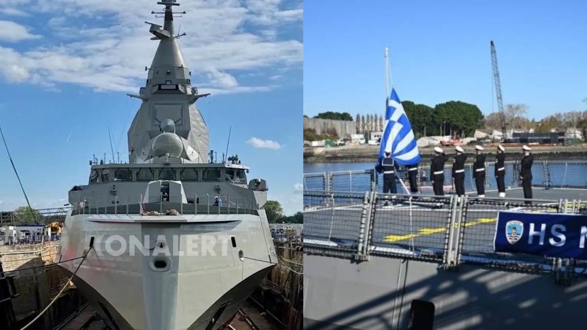Φρεγάτα «Νέαρχος»: Στα χέρια του Πολεμικού Ναυτικού η δεύτερη Belharra – Συγκινητικά στιγμιότυπα από την τελετή παράδοσης