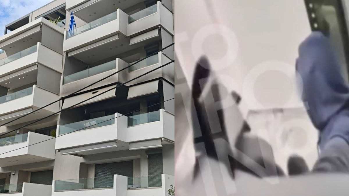 Γλυφάδα: Βίντεο με τον αξιωματικό του Πολεμικού Ναυτικού πριν από τον εμπρησμό στο σπίτι της πρώην του – Καρέ καρέ οι κινήσεις