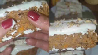 Carrot cake πρωτεΐνης με μόλις 133 θερμίδες