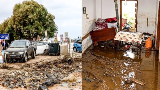 Τεράστια καταστροφή στην Κρήτη: Ένας νεκρός, αυτοκίνητα στη θάλασσα, πλημμυρισμένα σπίτια και ανυπολόγιστες ζημιές – Βίντεο