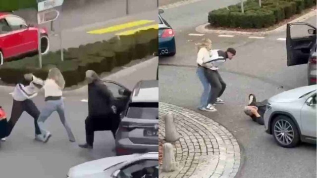 Χαμός στο Λίχτενσταϊν: Οδηγοί πιάστηκαν στα χέρια μετά από σύγκρουση αυτοκινήτων (Βίντεο)