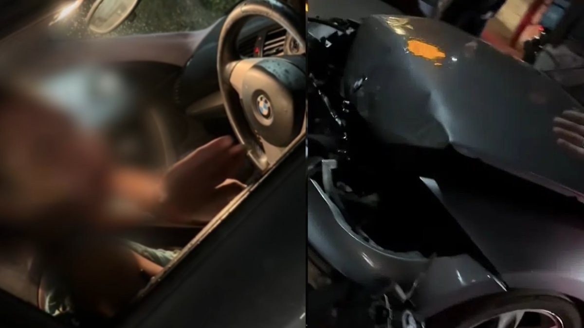 Viral: Οδηγός BMW με διαλυμένο το μπροστινό μέρος του αυτοκινήτου αναρωτιόταν αν είχε τρακάρει – Διχασμένο το ελληνικό TikTok με το βίντεο