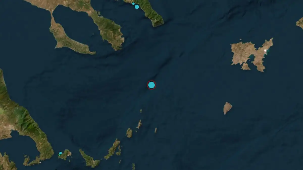 Σεισμός 4,6 Ρίχτερ ανοιχτά της Χαλκιδικής